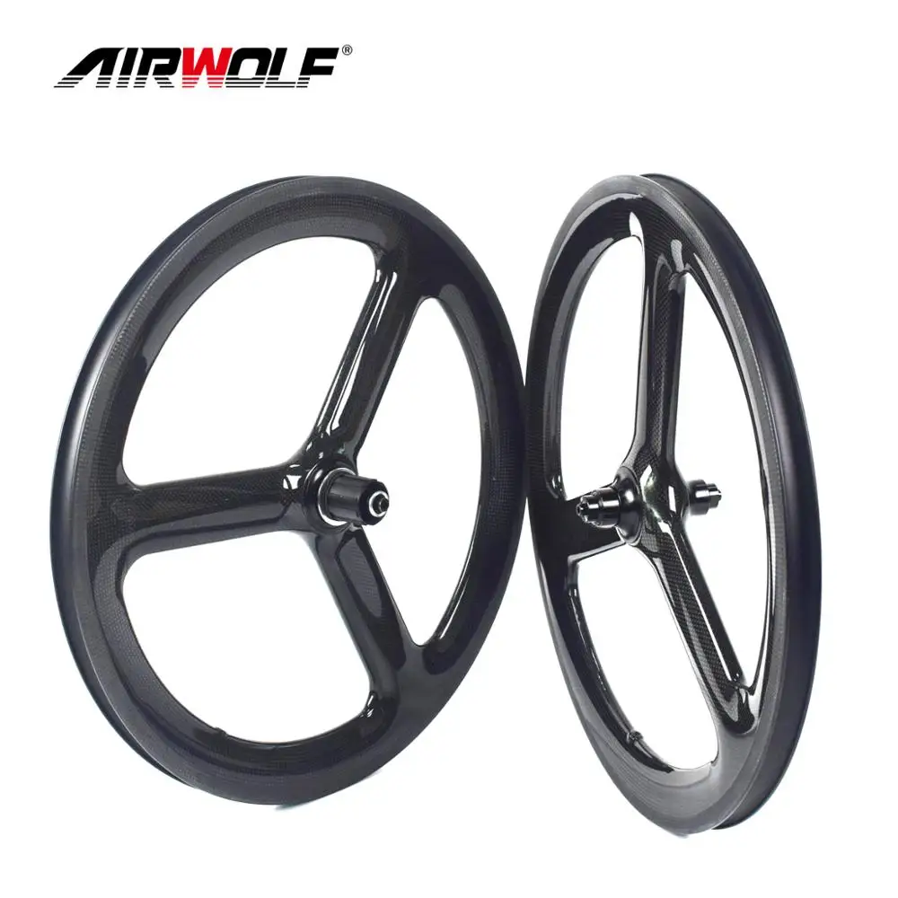 Полный карбоновое трех спицевое 3 Spoke углеродное колесо 45 мм высота 25 Ширина довод