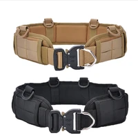 outdoor tactical waist seal molle system quick pull buckle ipsc competitive off court multifunctional belt