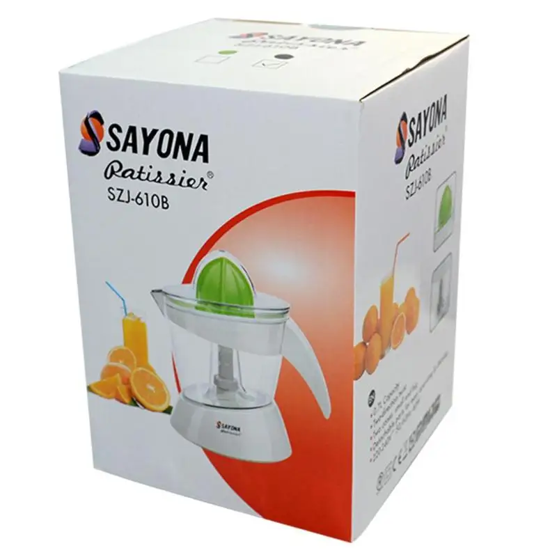 SAYONA 700 мл электрическая для апельсинов соковыжималка для Сока Цитрусовых Лайм соковыжималка для фруктов для домашней кухни здоровая соковыжималка для жизни EU