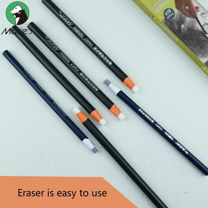 Карандаш для набросков Мари выделяемая линия бумаги мягкий ластик выделенный