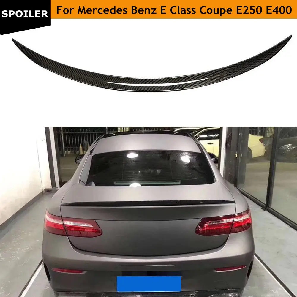 Для Mercedes W238 спойлер E Class Coupe E250 E400 E500 E550 2 дверный карбоновый заднего багажника
