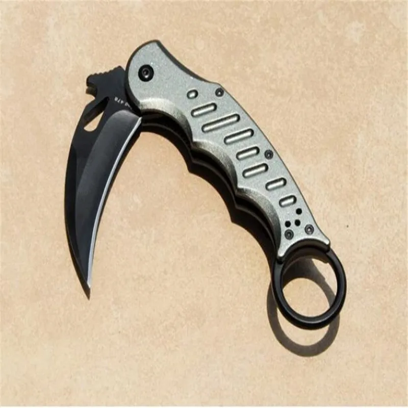 Складной нож-коготь из стали и алюминия с острыми лезвиями | Инструменты