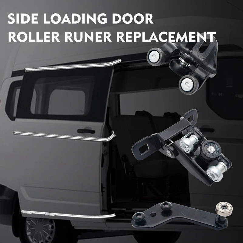 Right Side Sliding Door Top Middle Bottom Roller Runner Car Guide Compatible for Ford Transit MK7/MK6 | Автомобили и мотоциклы