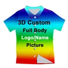 Брендовая одежда, дизайнерская рубашка на пуговицах, Индивидуальная Классическая рубашка, Повседневная рубашка в стиле хип-хоп с 3D-принтом сделай сам, добавьте свое изображение, фото и текст
