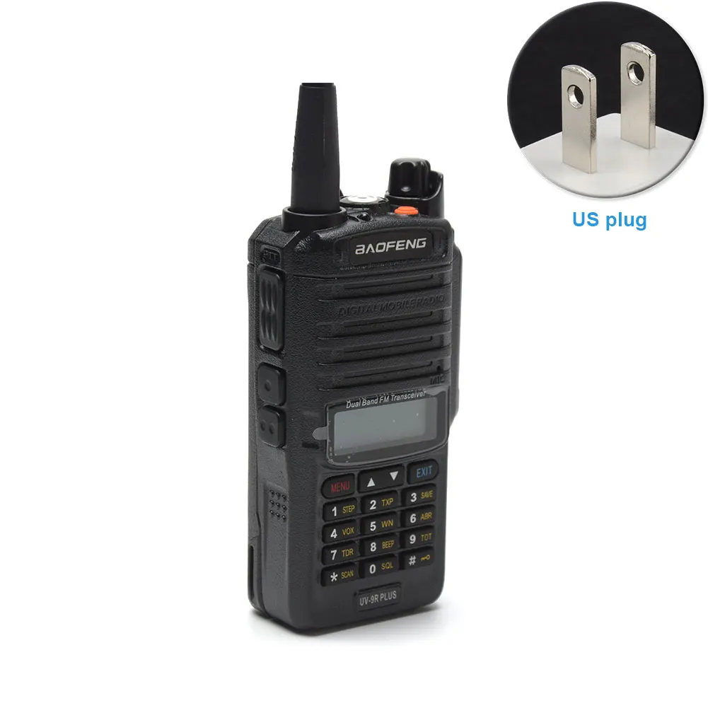 

BaoFeng BF-UV9R Plug In Noise Reduction Two Way Radio Walkie Talkie Portable Wireless VHF UHF Dual Band Waterproof Long Range