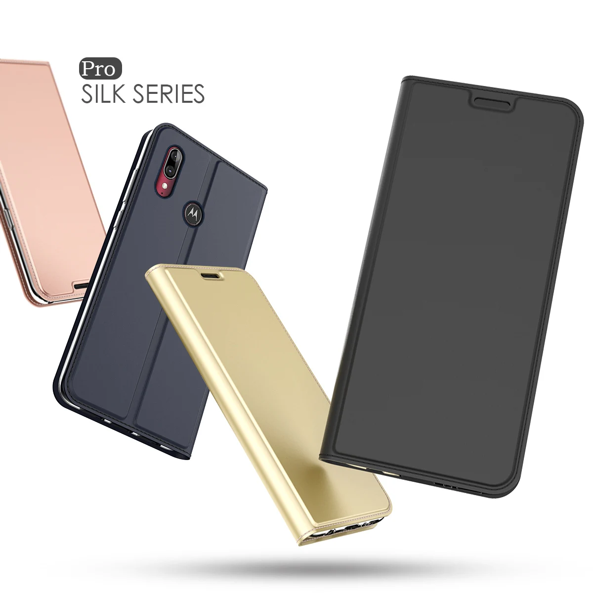 Для Motorola Moto E6 Plus, кожаный защитный чехол с отделением для карт, откидной Чехол-подставка для Motorola Moto E6 Play, противоударный чехол