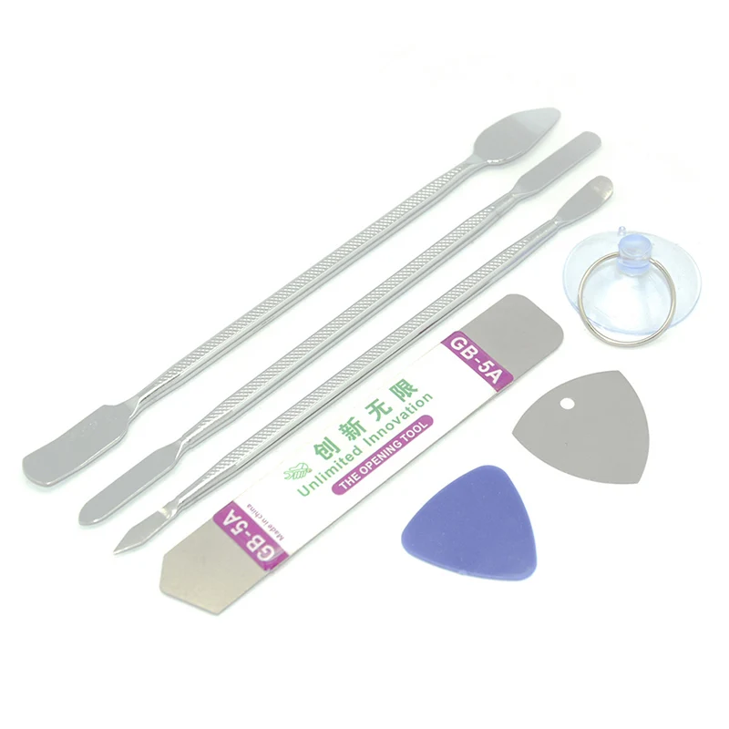 

Лидер продаж, кисточки, набор из 7 шт металлическая Монтажная лопатка мобильный телефон инструмент для открытия ремонта для iPhone портативных...