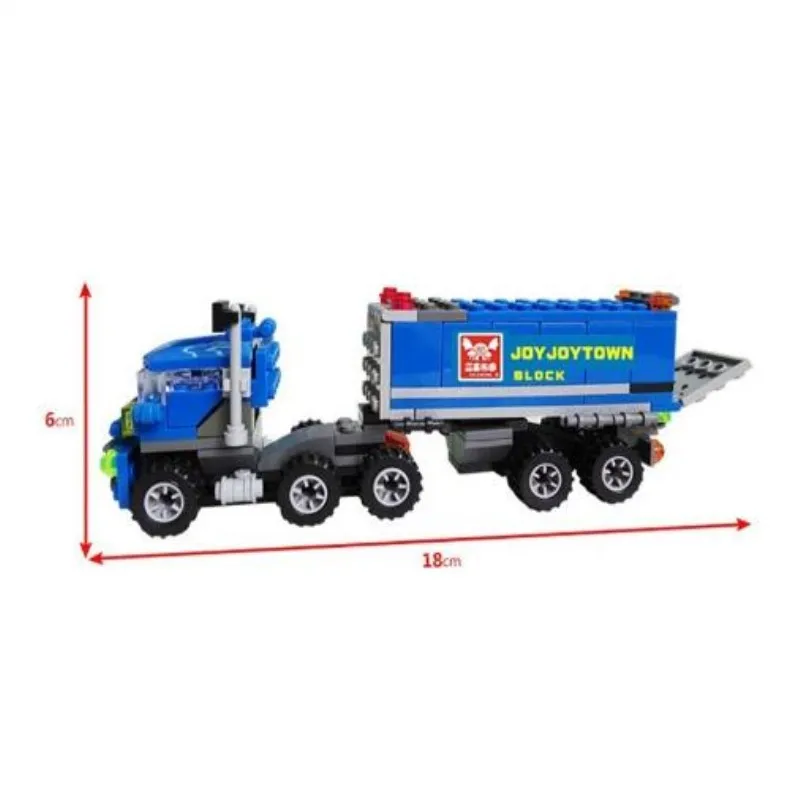 163pcs Deformed Truck Car Building Blocks Toy Kit Educational DIY Children Christmas Birthday Gifts | Игрушки и хобби