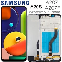 original lcd for samsung galaxy a20s a207 a2070 sm a207f lcd display screen digitizer assembly repacement parts for a20s