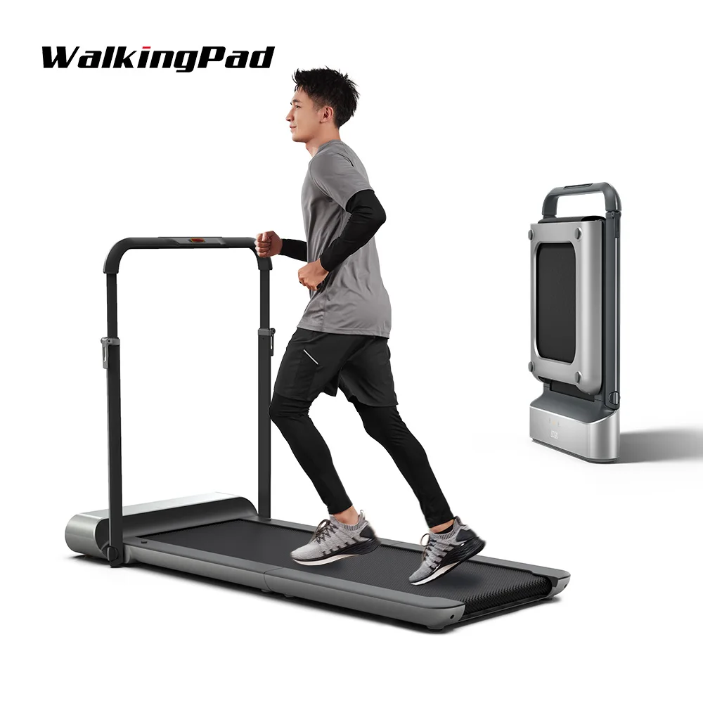 

WalkingPad Treadmill R1 Pro Folding Upright Storage 10Km/H Speed Run Walk 2in1 Fit APP Control With Handrail Home Cardio Workout