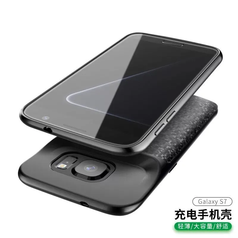 Новый 4700 мАч/5000 мАч зарядное устройство чехол для samsung S7 edge резервного