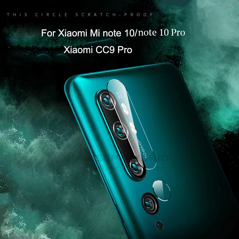 10D изогнутые Стекло для Xiaomi Mi CC9e Note10 CC9 профессиональных объективов Камера пленка