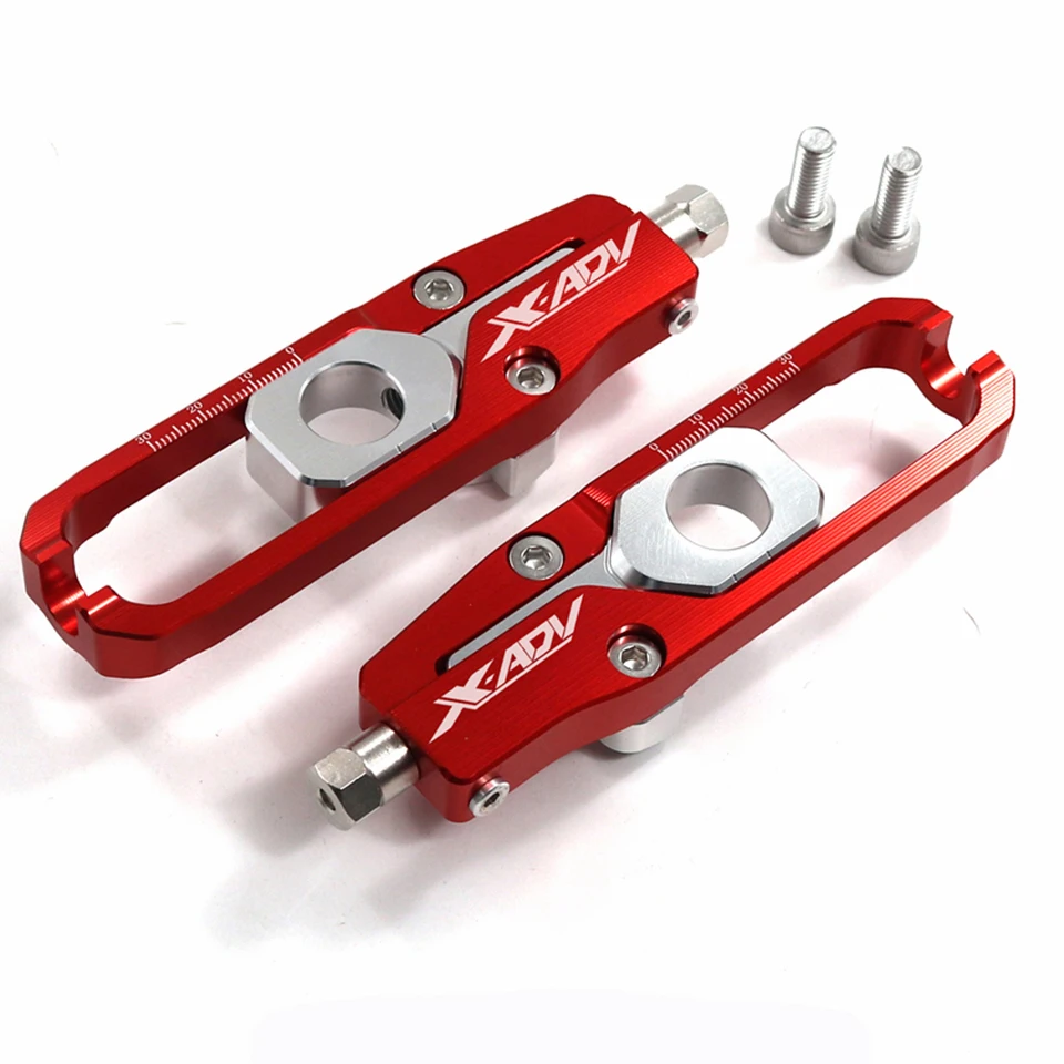For Honda x adv 750 xadv x-adv 2017- 2018 Chain Adjusters Tensioners CNC Aluminum honda motorcycle chain adjuster | Автомобили и