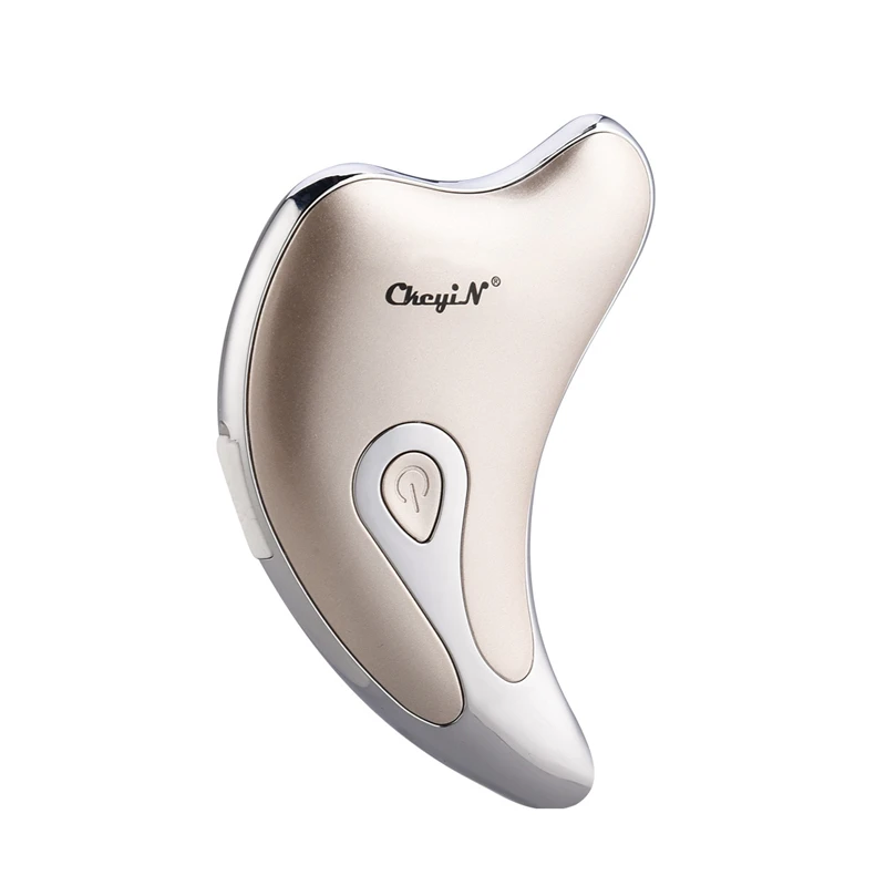 

Hot Compress Facial Slimming Touch Sensor Vibration Guasha Board Wrinkle Double Chin Removal Anti Age Face Skin Lifting Massager