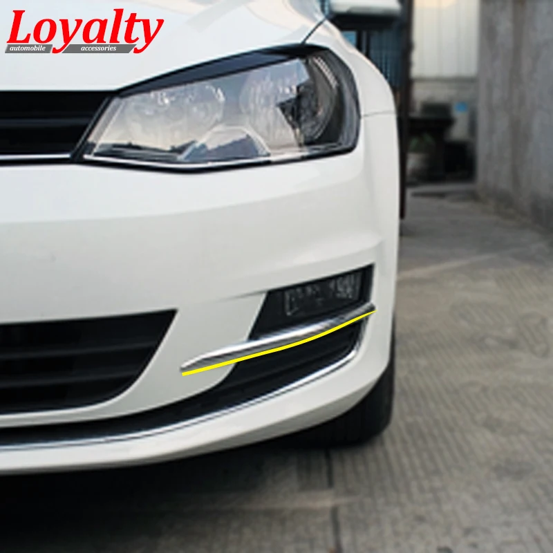 Накладка на переднюю противотуманную фару для Volkswagen Golf 7 MK7 2014 2015 2016 ABS