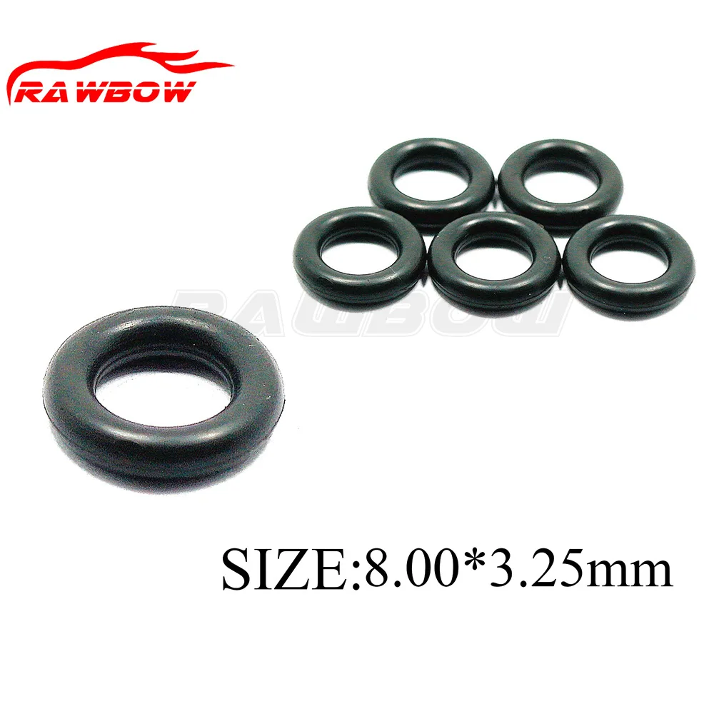100 шт. резиновое уплотнительное кольцо для топливного инжектора Размер 8*3 25 мм
