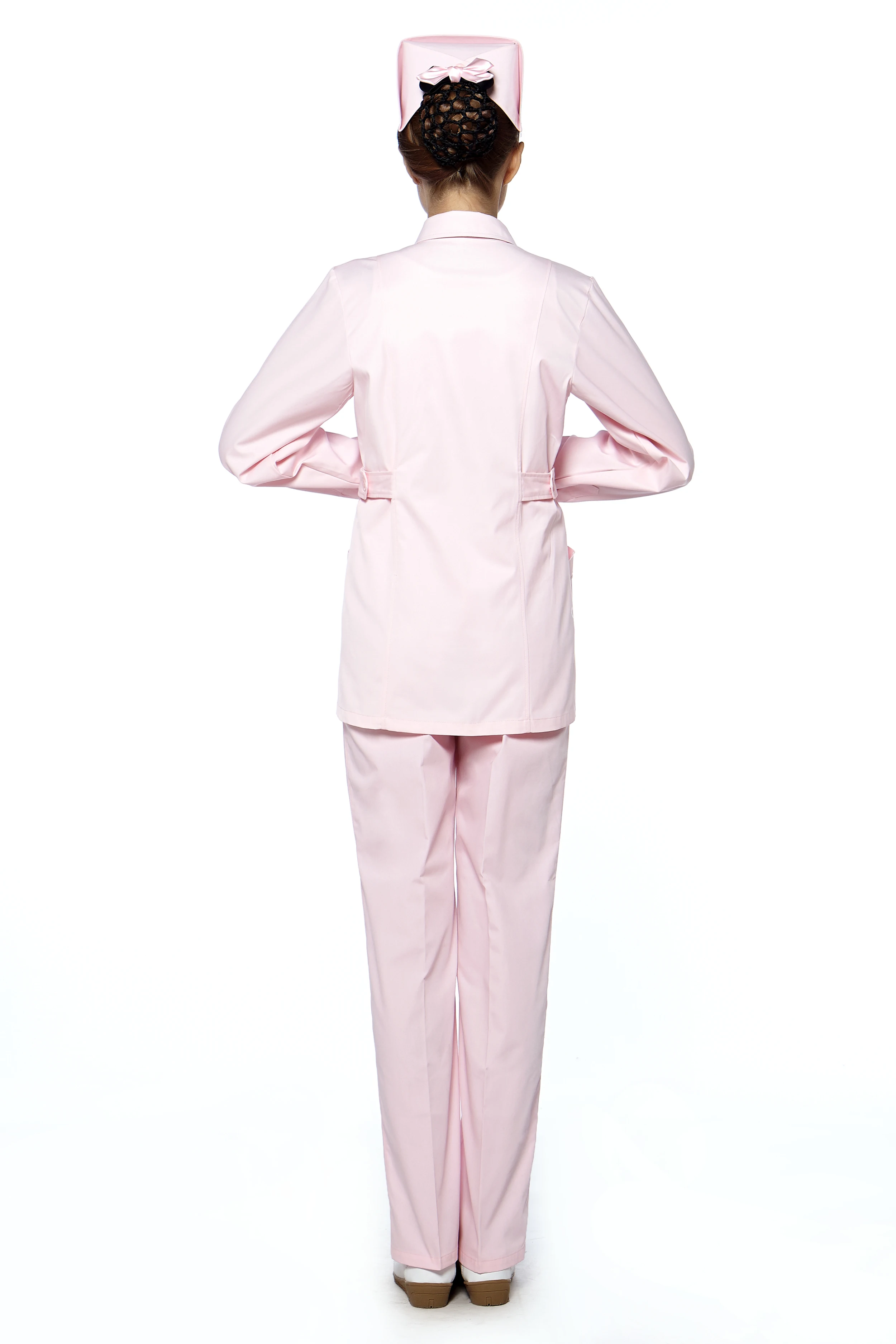 Розовая Униформа с длинным рукавом для аптеки Спецодежда beasuty салон униформа топ