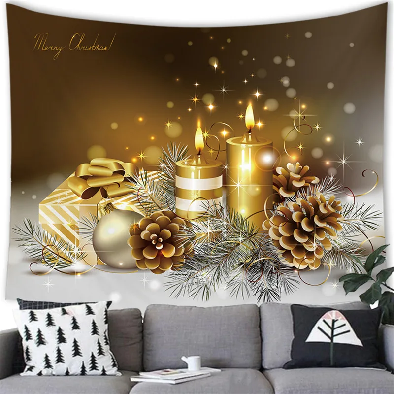Счастливого рождества декор гобелен настенный живопись настенные коврики