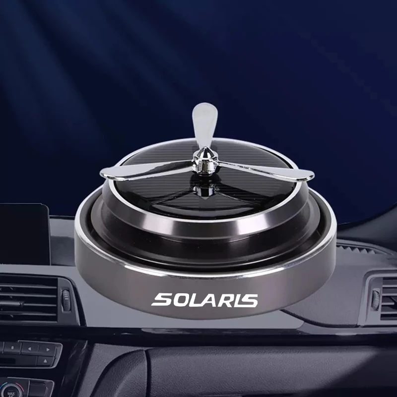

For Hyundai SOLARIS Car Aromatherapy Air Freshener Solar Rotation Auto Solid Perfume Aromatherapy Diffuser Car Interior