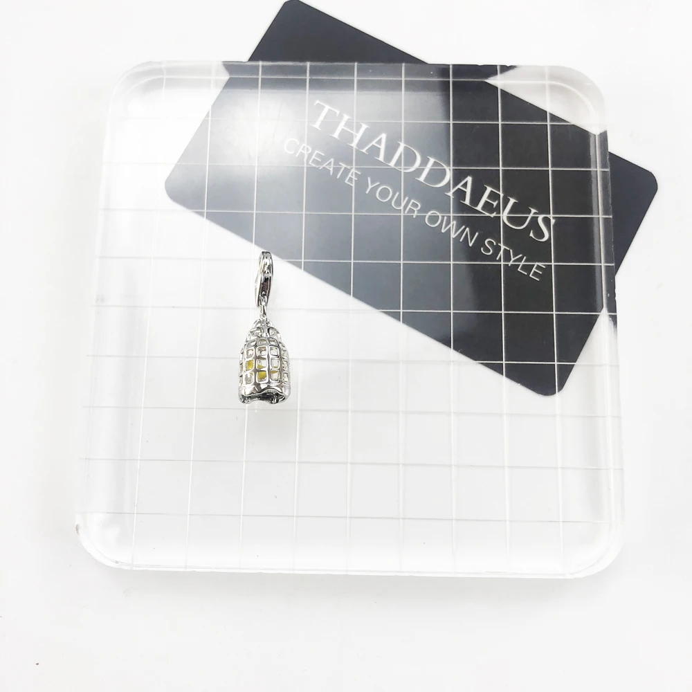 Птичья клетка подвеска 2019 Европа ювелирные изделия аксессуары стерлингового