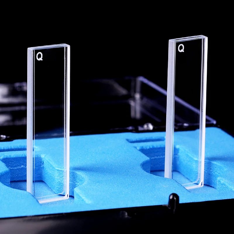 Стандартный кварцевый Кувет с крышкой (0 5 мм)/кварцевый элемент/спектрофотометры