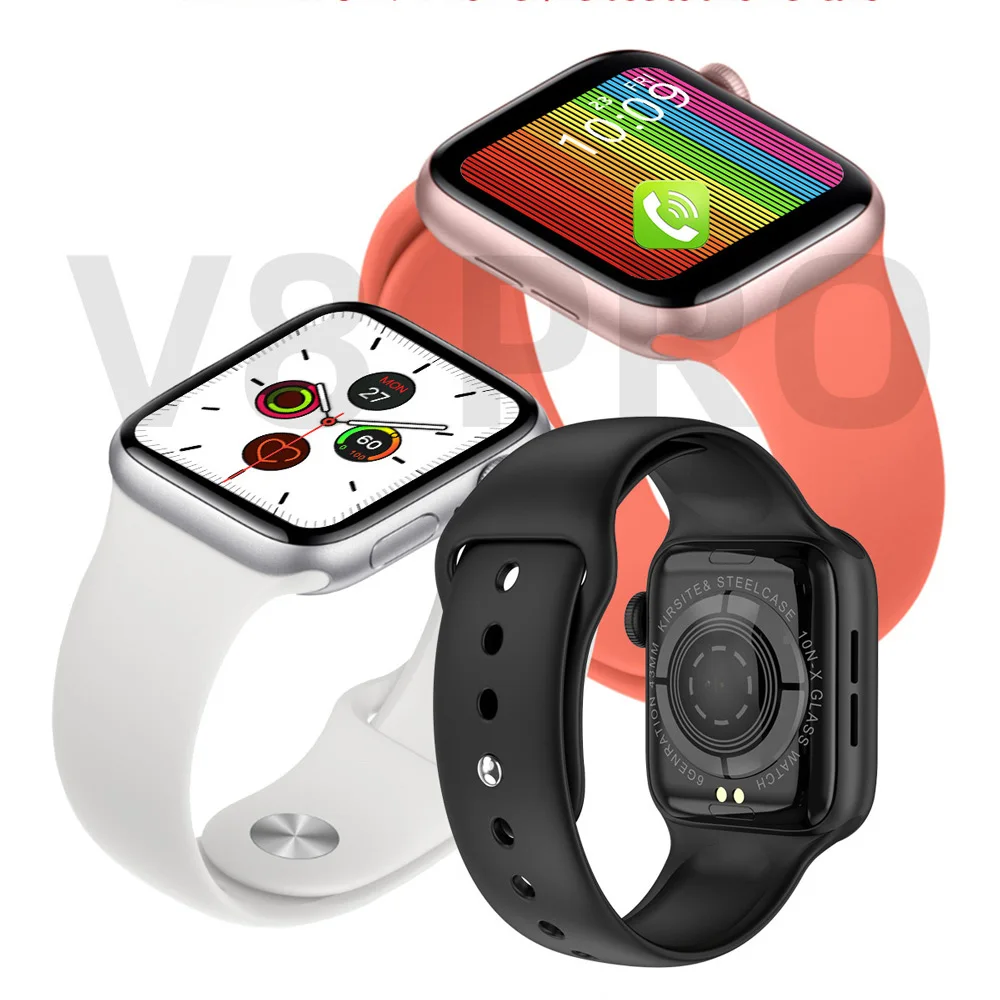 IWO16 V8pro Смарт-часы фитнес-трекер Bluetooth Вызов мониторинг сердечного ритма