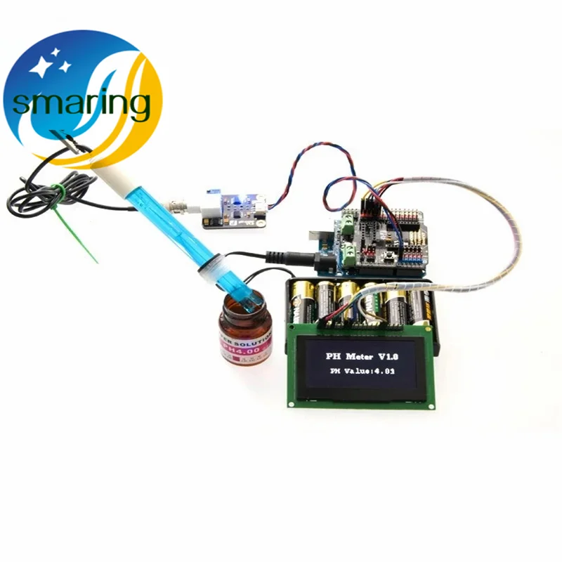 Новый AVR датчик рН с открытым исходным кодом имитация рН-метр щит-адаптер для Arduino