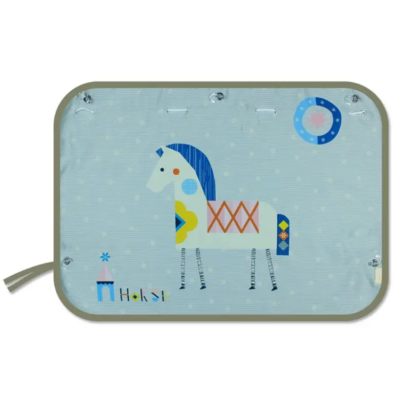 Детские Автомобильные Боковые шторы 70*50 см Мультяшные занавески солнцезащитный