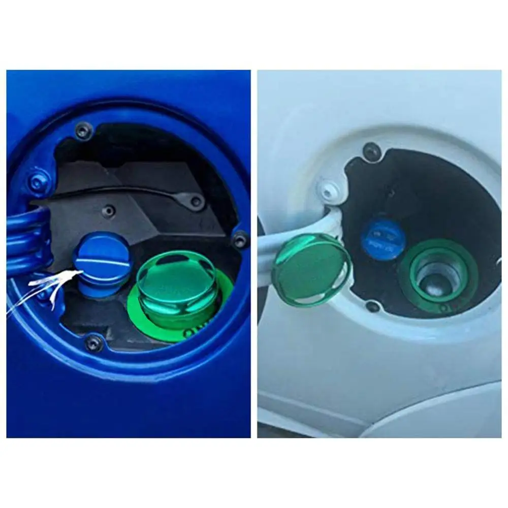 Магнитный Алюминиевый Автомобильный топливный колпачок зеленый масляный бак