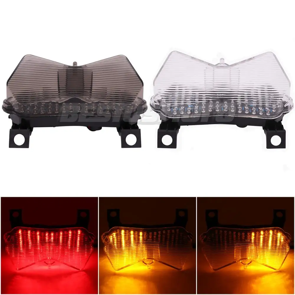 

Motorcycle Tail Light Brake Turn Signals Integrated LED Light For Kawasaki ZX-6R ZX6R Z750 Z1000 2003 2004 2005 2006