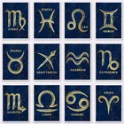 Набор для алмазной вышивки знаки Зодиака, картина 5D сделай сам с полными квадратными и круглыми стразами, мозаика с созвездиями, вышивка крестиком, домашний декор для комнаты