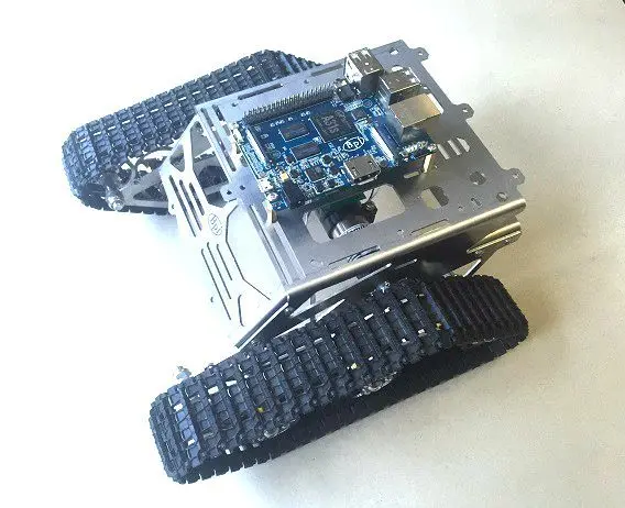 Радиоуправляемый танк шасси гусеничный трактор металлическое колесо робот