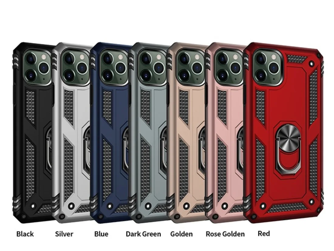 

sumkeymi Shockproof Armor Phone Ring Magnetic Holder Case For Iphone 6 7 8 plus X XR XS Max SE 2020 11 12 Pro Max Hand Band Case