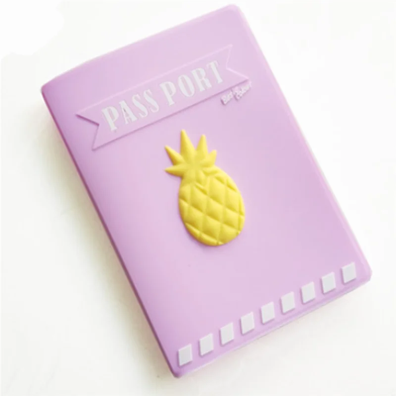 Новые обложки для паспорта мультяшный милый розовый держатель дорожные