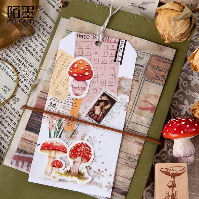 45 шт милые Стикеры s гриб коллекция милый дневник ручной работы клей Бумага