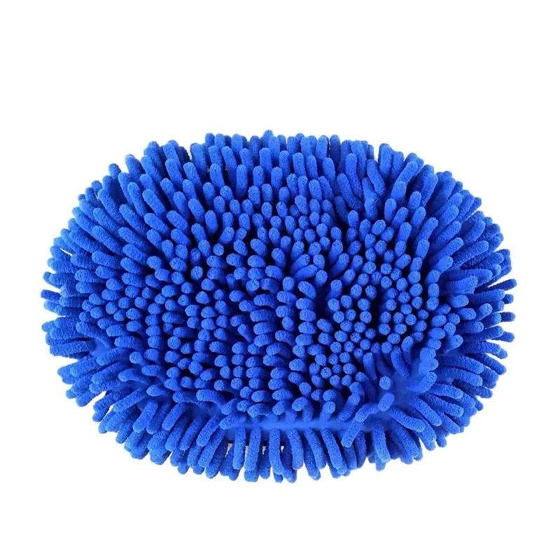 

Blue Car Cleaning Brush Chenille Wash Brush House Cleaning Mop Heads