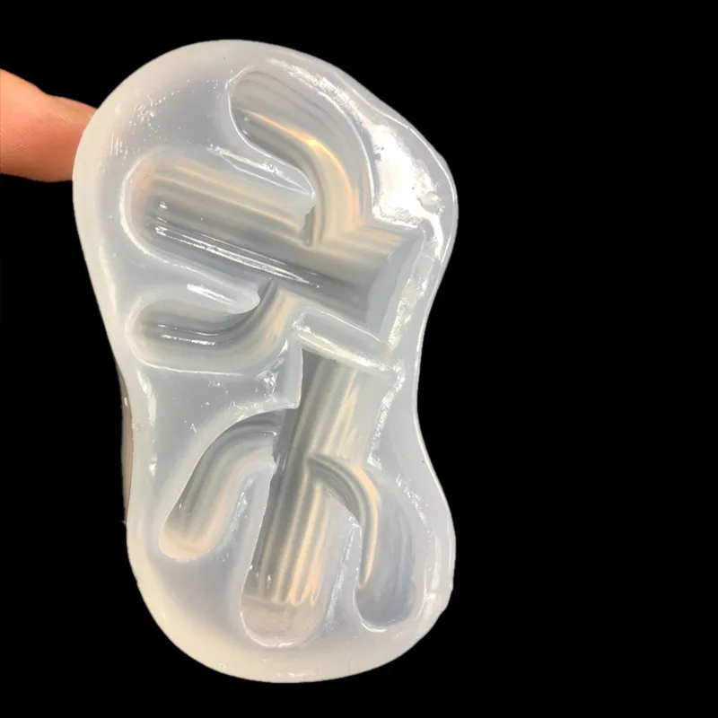 

Cactus Silicone Mold DIY Geometry Plant Resin Mold Mirror Pendent Mold Decoration Ornament Mold Crystal Epoxy Resin Art Supplies