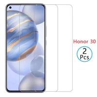 2pcs tempered glass on honor 30 30i 30s 20i 20s 20 light 20pro screen protector protective glass for huawei honor 30lite film