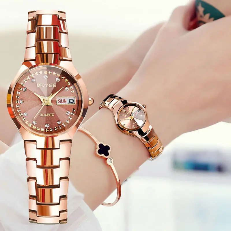 

Swiss Genuine Automatic Watch Women's Waterproof Luminous Women's Watch Korean Simple Fashion Trendy Women Watch Non-Mechanical