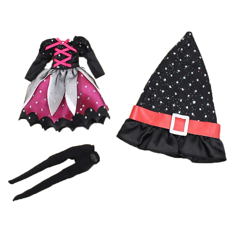 1/6 шарнирное платье шляпа чулки на Хэллоуин|Куклы| |
