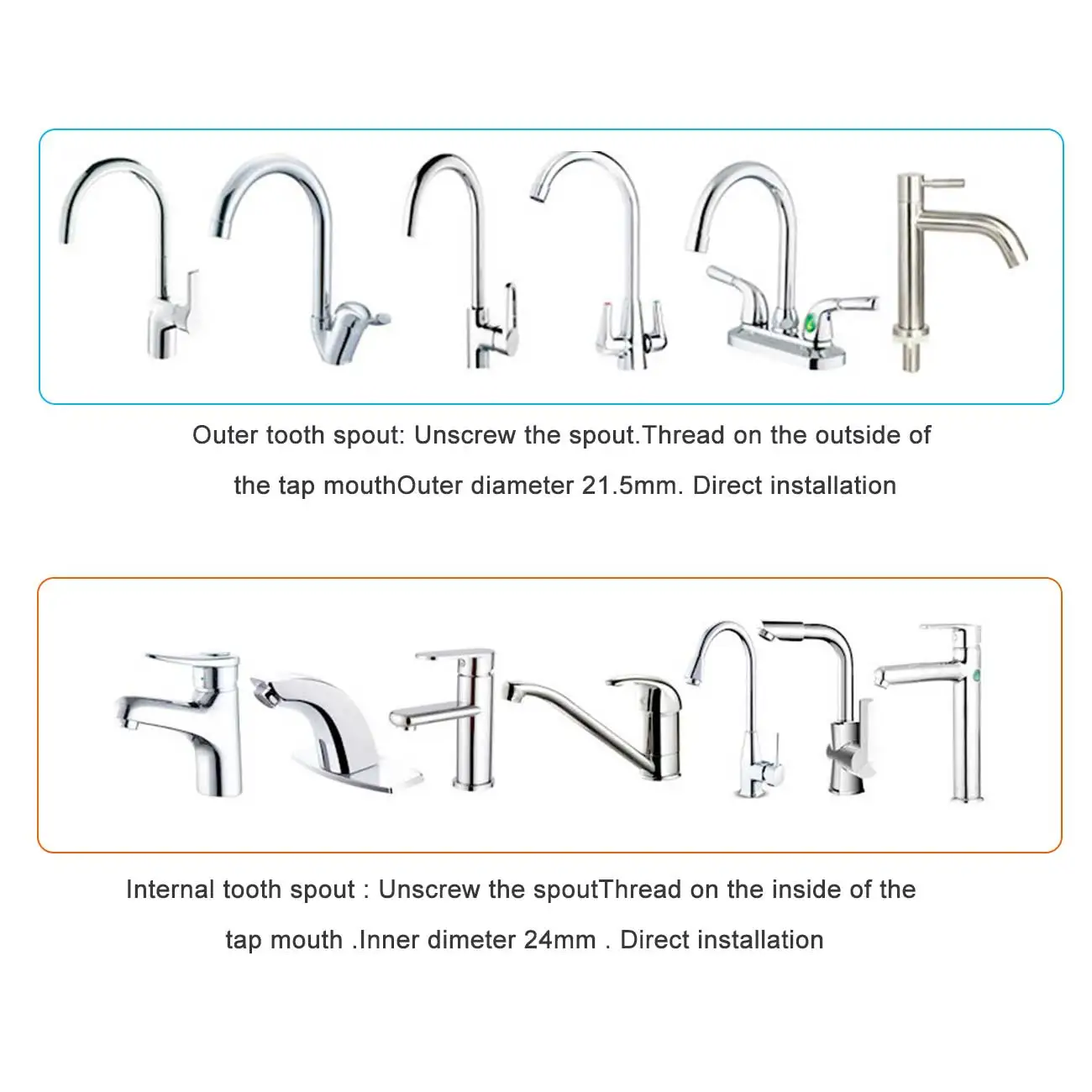 

Faucet Tap Aerator 360 Swivel Diffuser Nozzle Faucet Splash-Proof Filter 3 Gear Tap Aerator Sprayer Head