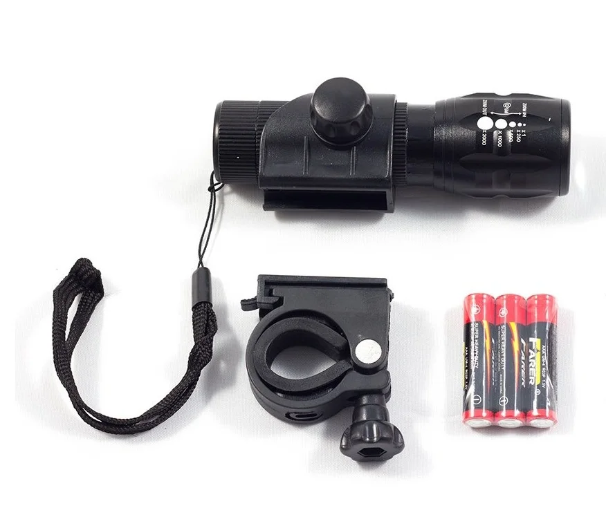 

Zoomlu Led Bicycle Headlight-Zoomlu Flashlight-Black
