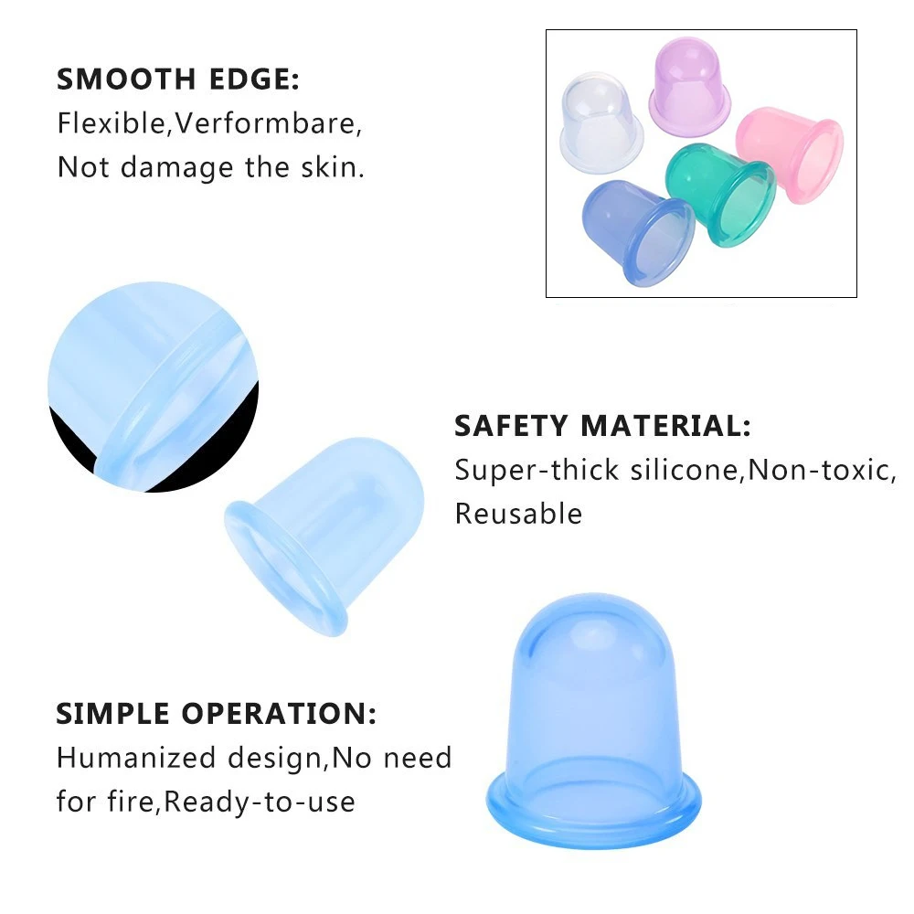 банка для массажа Массаж тела баночки вакуумное средство против целлюлита банки