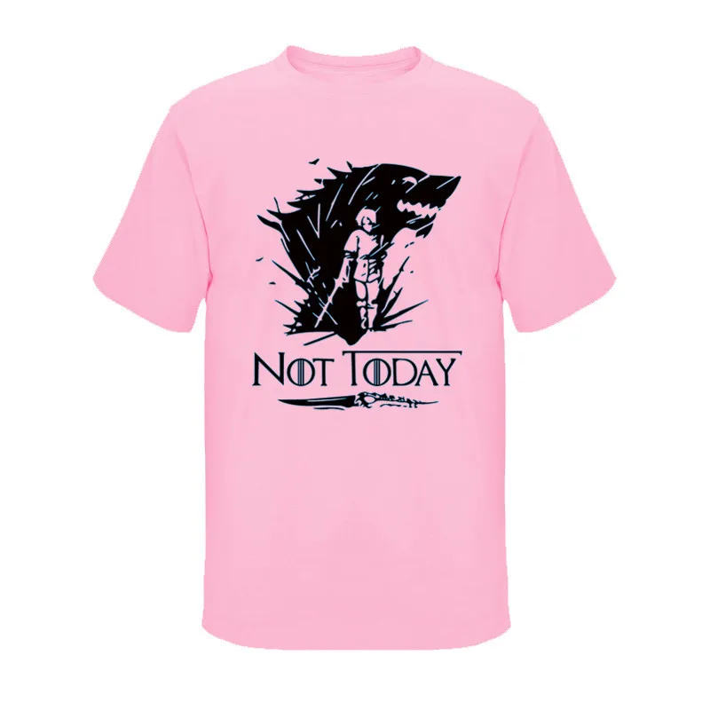 Ария Старк рубашка Игра престолов не сегодня Футболка Мужчины/Женщины футболки