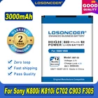 Аккумулятор LOSONCOER 3000 мА  ч BST-33 для Sony Ericsson V800, C702, C901, C903, F305, G502, G700, G705, G900, J105, K530i, K550, U10i, K630, K790