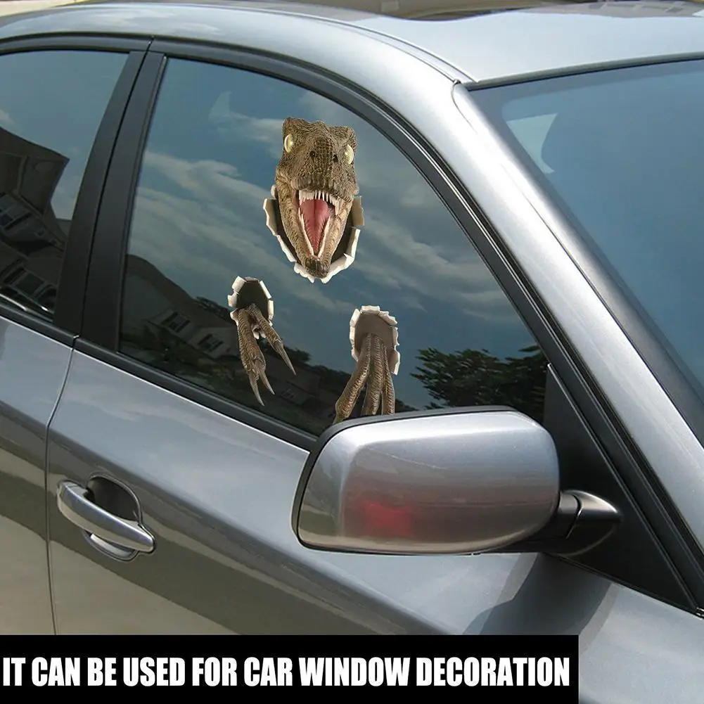 Автомобильные наклейки скульптура динозавра настенное искусство подвесное