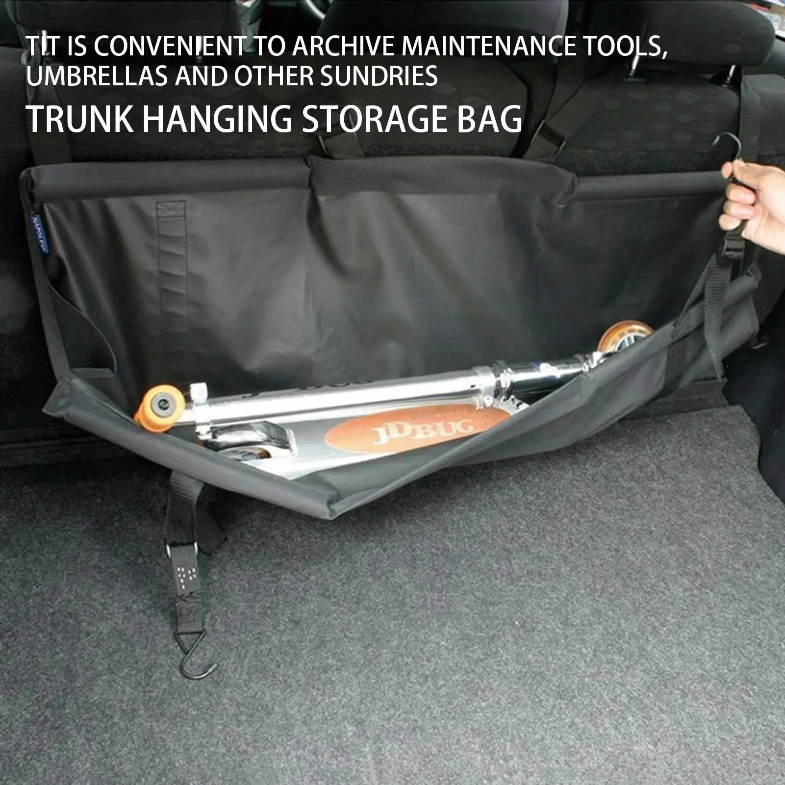 

Wearable Car Gadget Large Capacity Back Seat Organizer Hanging Storage Pocket