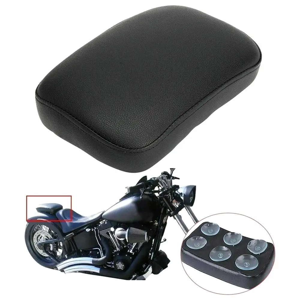 Черная мотоциклетная задняя Подушка пассажира 6 присосок подушка на присоске для