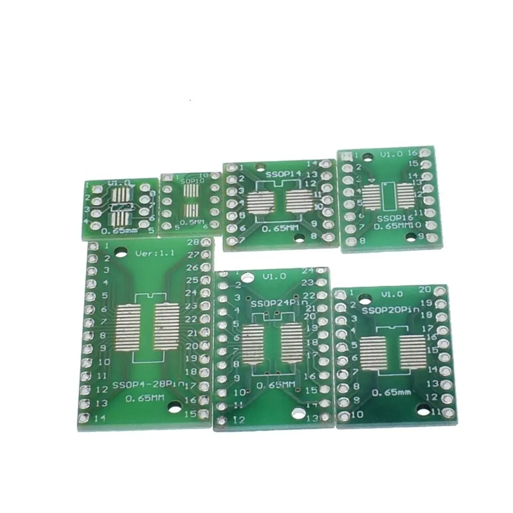 35 шт. = 7 значений * 5 набор печатных плат SMD поворот DIP SOP MSOP SSOP TSSOP SOT23 8 10 14 16 20 24 28 SMT To