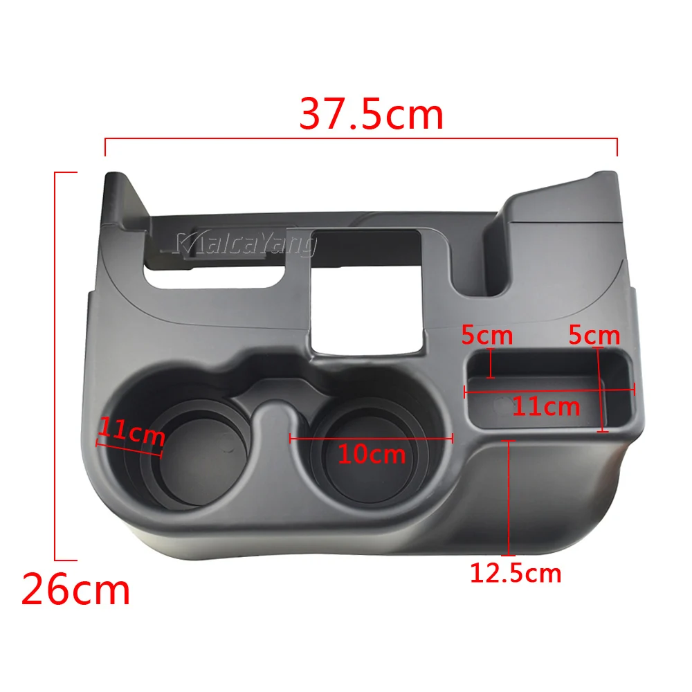 

Black Beverage Holder Central Control Water Cup Storage Box Attachment SS281AZAA for Dodge Ram 1500 2500 3500 1999 2000 2001